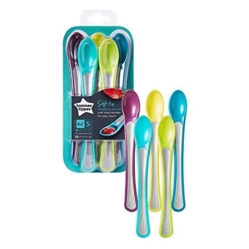 Baby Weaning Spoon Soft -tip 4m+ 5packs