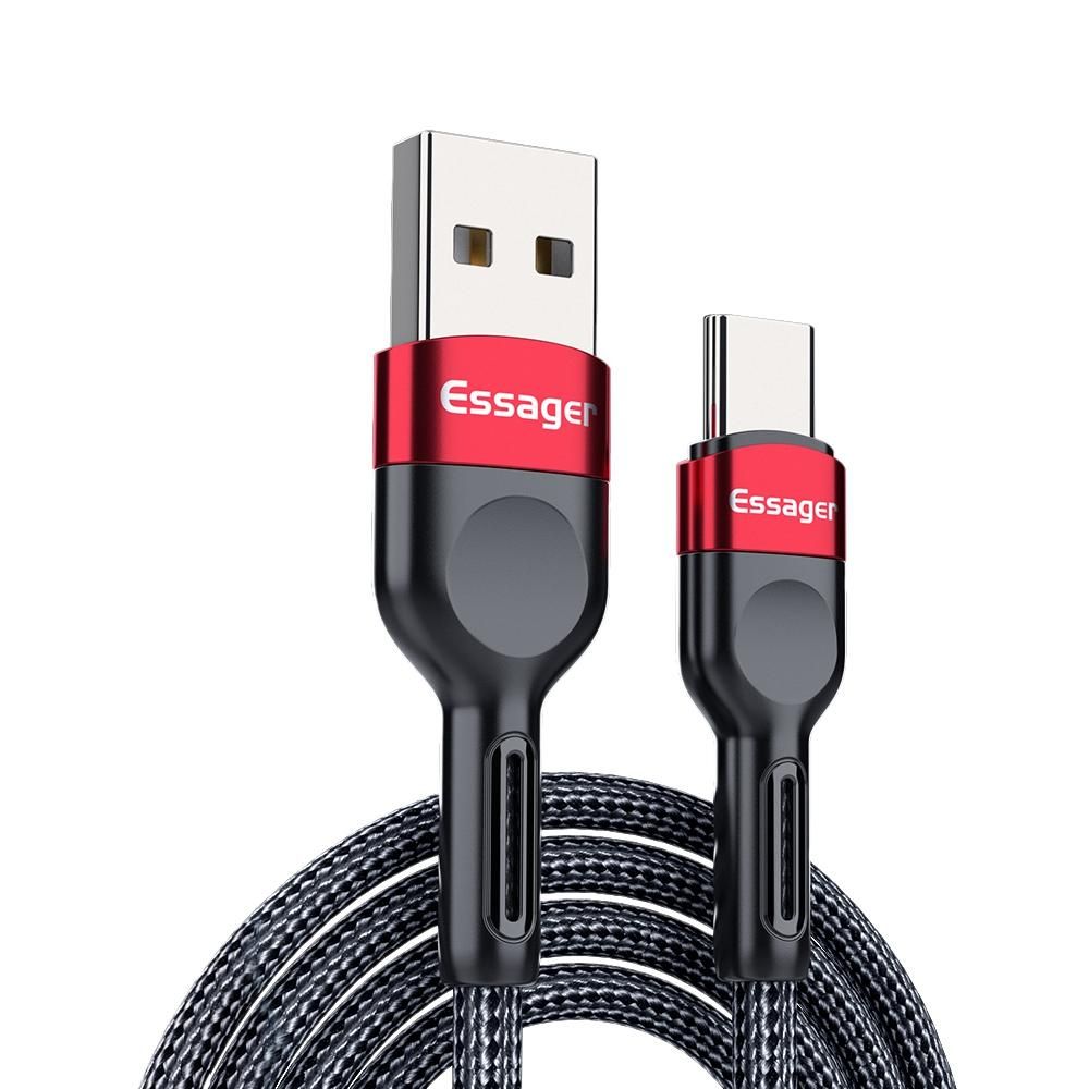 ESSAGER Chenxi Type-C Interface Data Cable(3A,Black