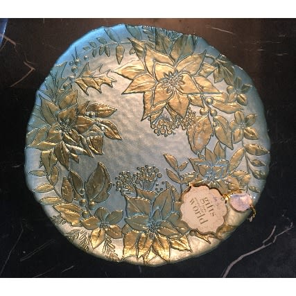 Gifts From The World Glass Fruit Plate With Stand For Dining Table 30 X 15 Cm