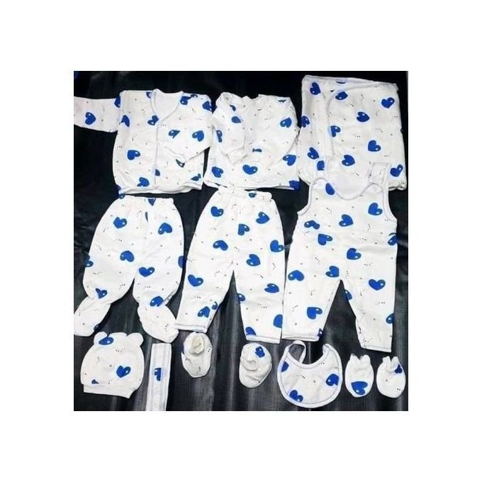 11 Pieces New Born Overall Sleep Suits, Bib, Flannel,cap.