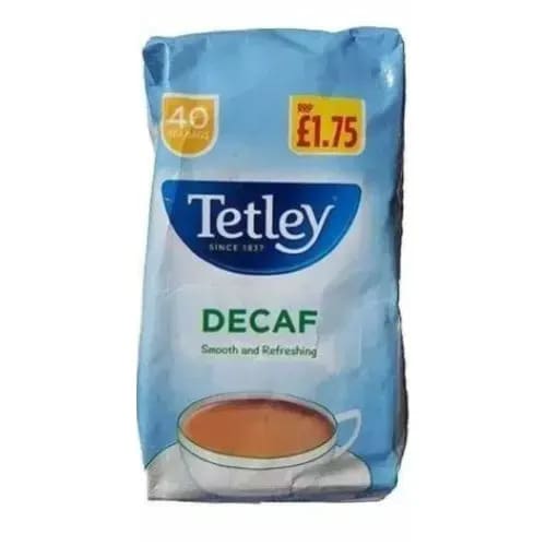 Tetley Decaf Black Tea - 40 Tea Bags