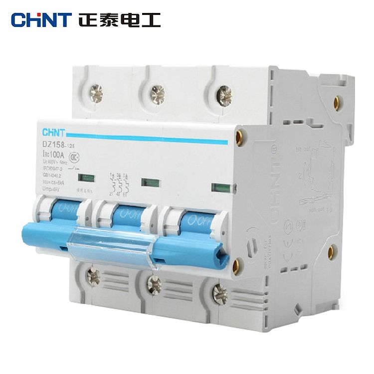 CHNT Circuit Breaker DZ158 3P 80A 100A