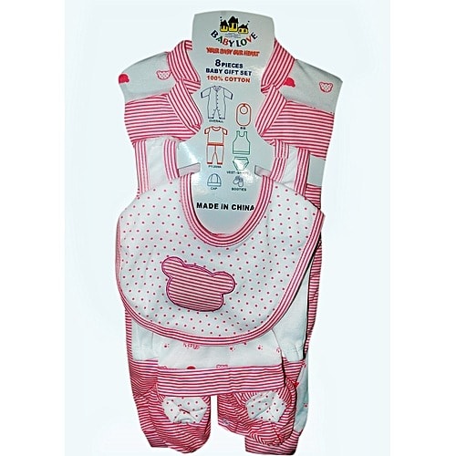 8pcs Cotton Clothes Set For Newborn Babies