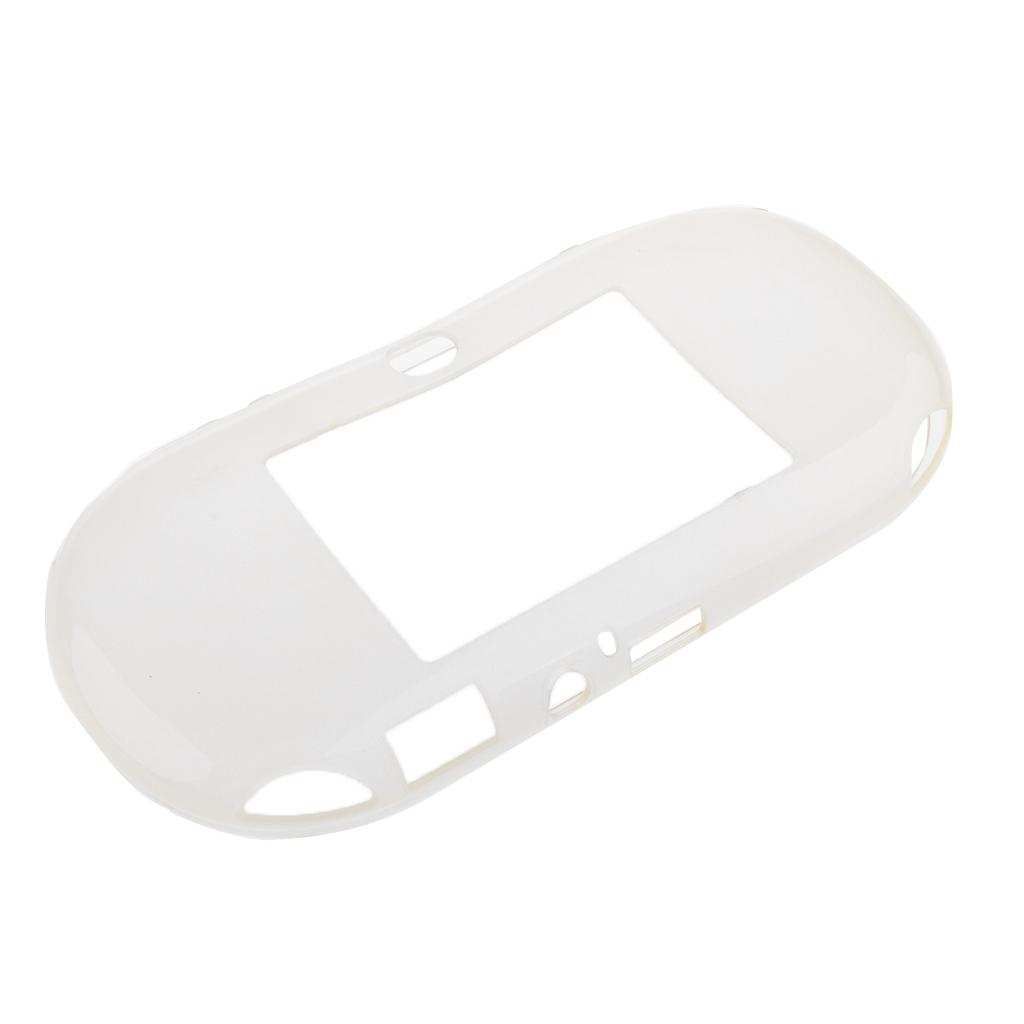 TPU Silicone Rubber  Skin Bumper Cover For PS Vita2000 Clear