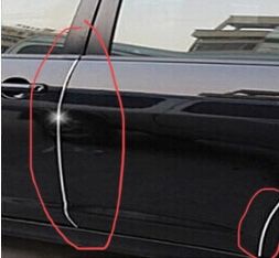 Universal Car Door Guide/chrome