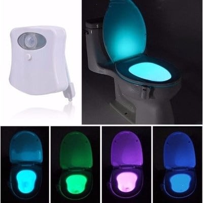 Motion Activated Night Sensor Toilet Bowl Light