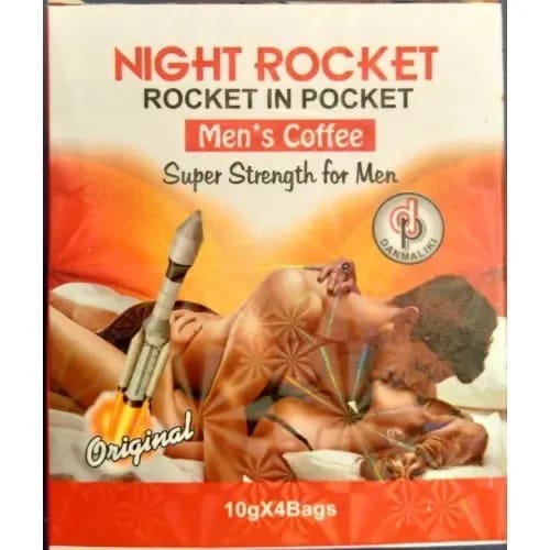 Rocket In Pocket Men's Coffee For Sexual Strength And Libido Boosting - 40bags