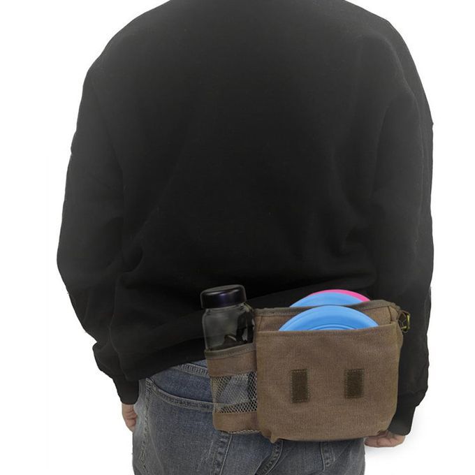 Disc Bag Portable Shoulder Disc Golf Backpack Disc Bags For Khaki