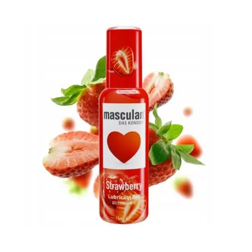 Masculan Intimate Medical Lubricant Gel With Strawberries - 75ml