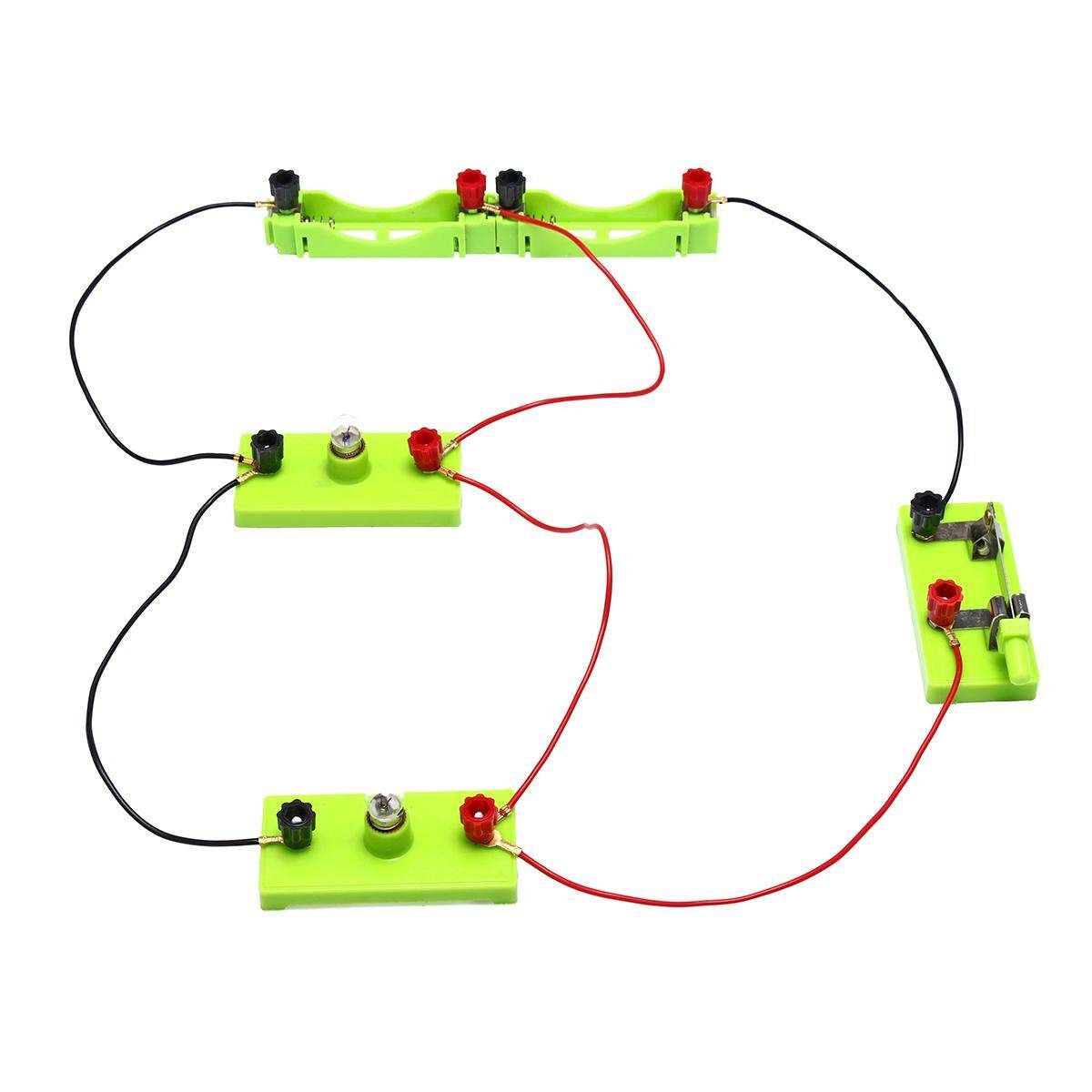 Electric Circuit Kit Kids Student School Science Toy Montessori Educational New