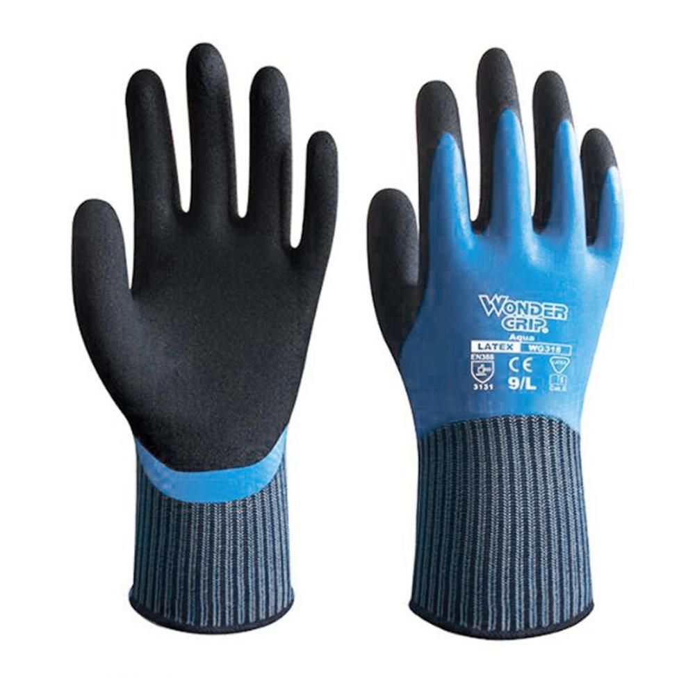 Wonder Grip Thermo Plus Coldproof Work Gloves Double Layer Latex Coated Protection Gardening Fishing Working Gloves