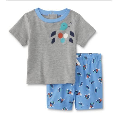 Infants' T-shirt & Shorts - Turtles T Shirt And Short Sets