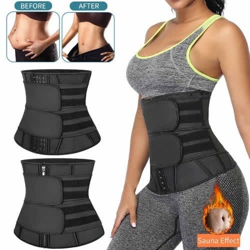 Women's Hot Sweat Waist Trainer Corset Trimmer Belt
