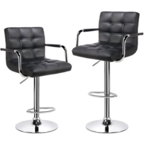 Emel Bar Stools - Set Of 2 - Black