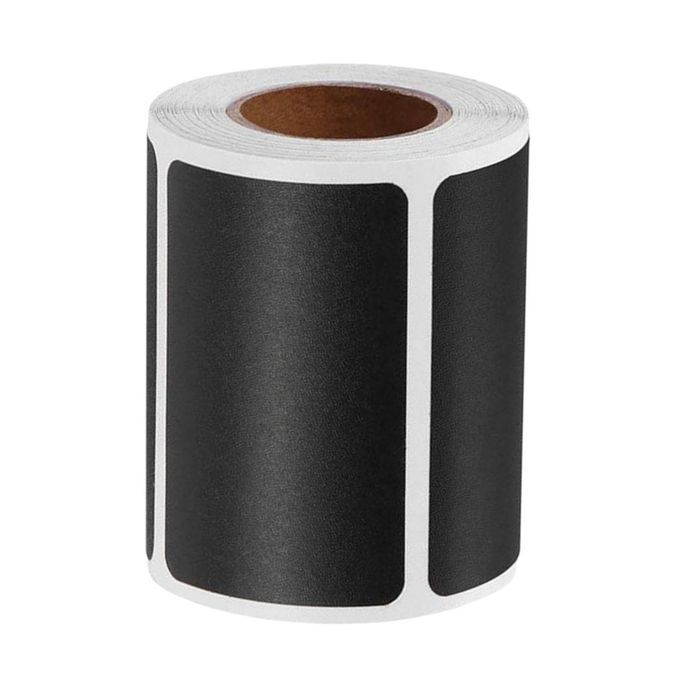 300x Reusable Labels Stickers Decal Chalkboard Black Kitchen Jar
