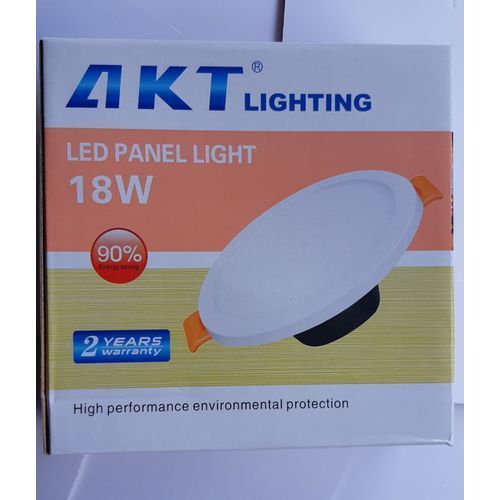 18W AKT POP PANEL LED LIGHT 18 Watts Pop White Round Panel Light