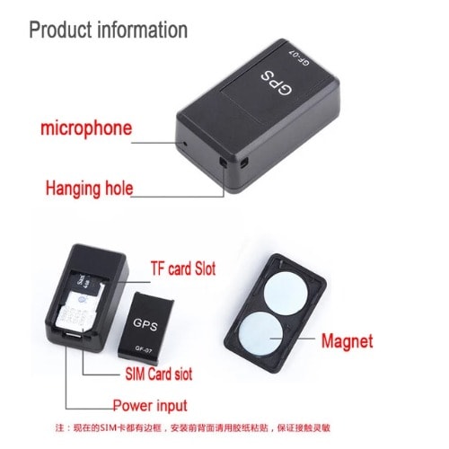 Gps Tracker Mini Human Gf07 Global Real Time Gsmgprsgps