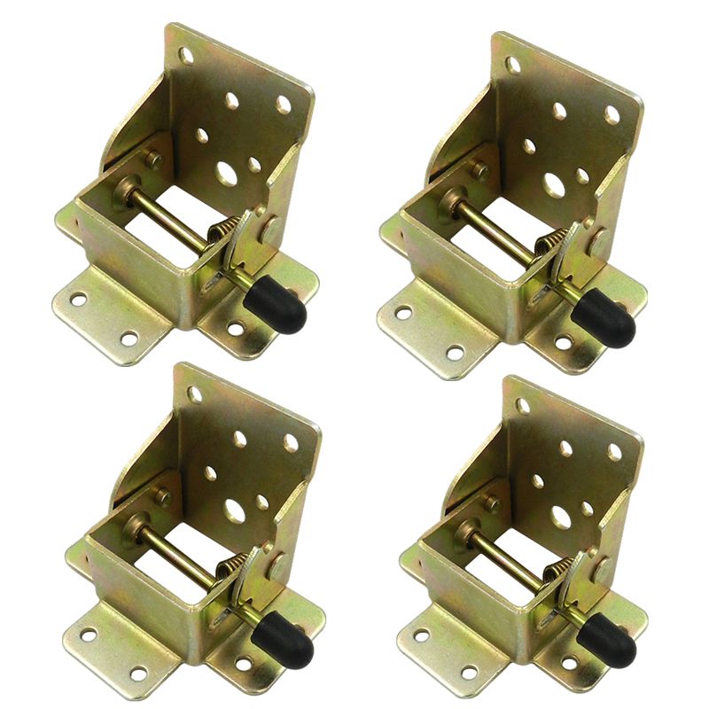 4pcs Locking Folding Hinge Table Legs DIY Folding Kitchen Table Leg Brackets Fittings Self Lock Extension Hinge