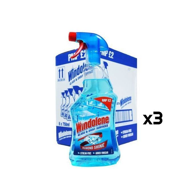 Window & Glass Spray Cleaner 750ml- 3Pcs