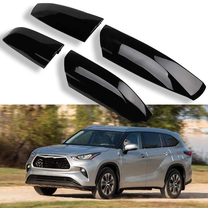 Car Roof Luggage Rack Rail End Cover Shell 4PCS for Toyota