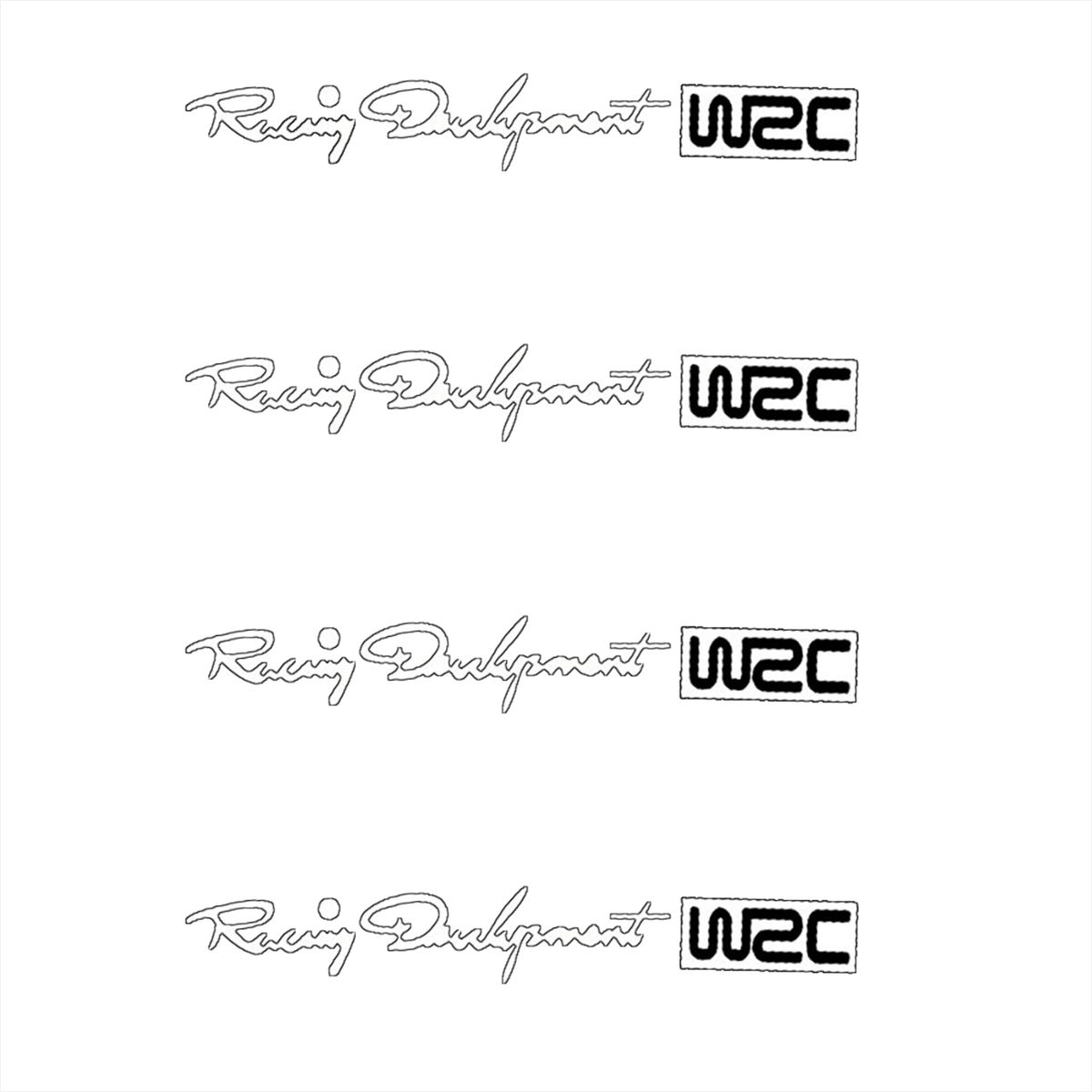 4Pcs Door Handle Sticker Easy To Use Self-adhesive-White
