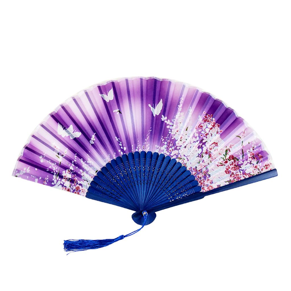 Bamboo Antique Waaiers Fan Fans Children Eventail Folding A Bambu Fold Gift Chinese Fan Vintage Hand Japanese Wedding Main