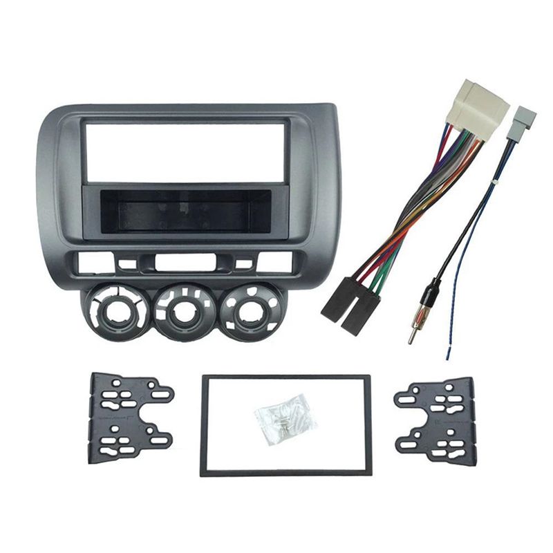 Car Radio Fascia for Fit Jazz One Din Dvd Stereo Cd Panel