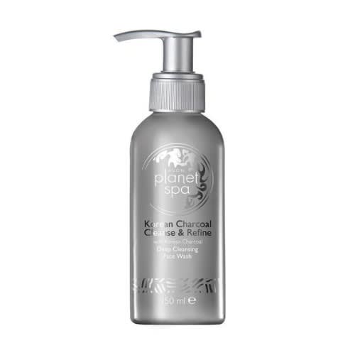 Planet Spa Korean Charcoal Cleanse & Refine Deep Cleansing Wash- 150ml