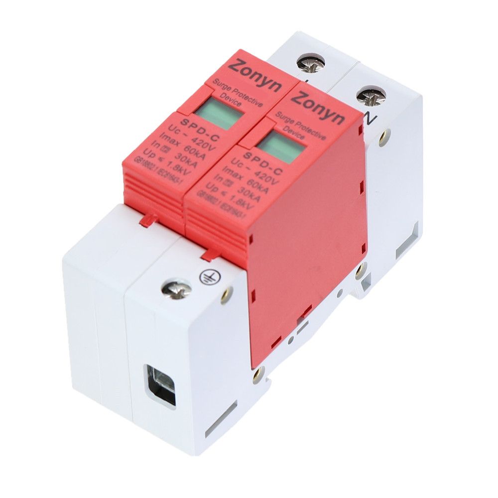 SPD Surge Protector 30KA~60KA House High 420V 2P Quality