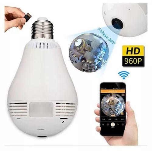 Panoramic Wifi Bulb Camera