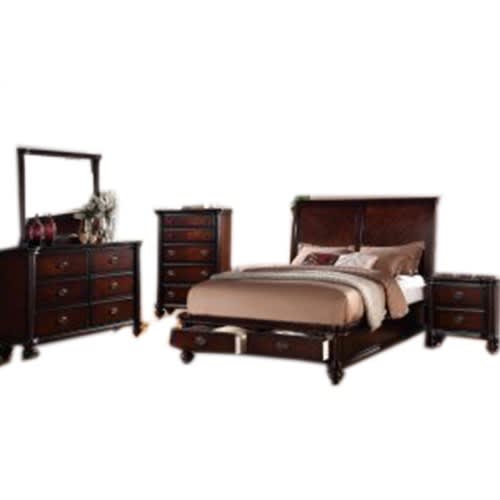 Henriette 6x6/7ft Bedroom Set - Brown