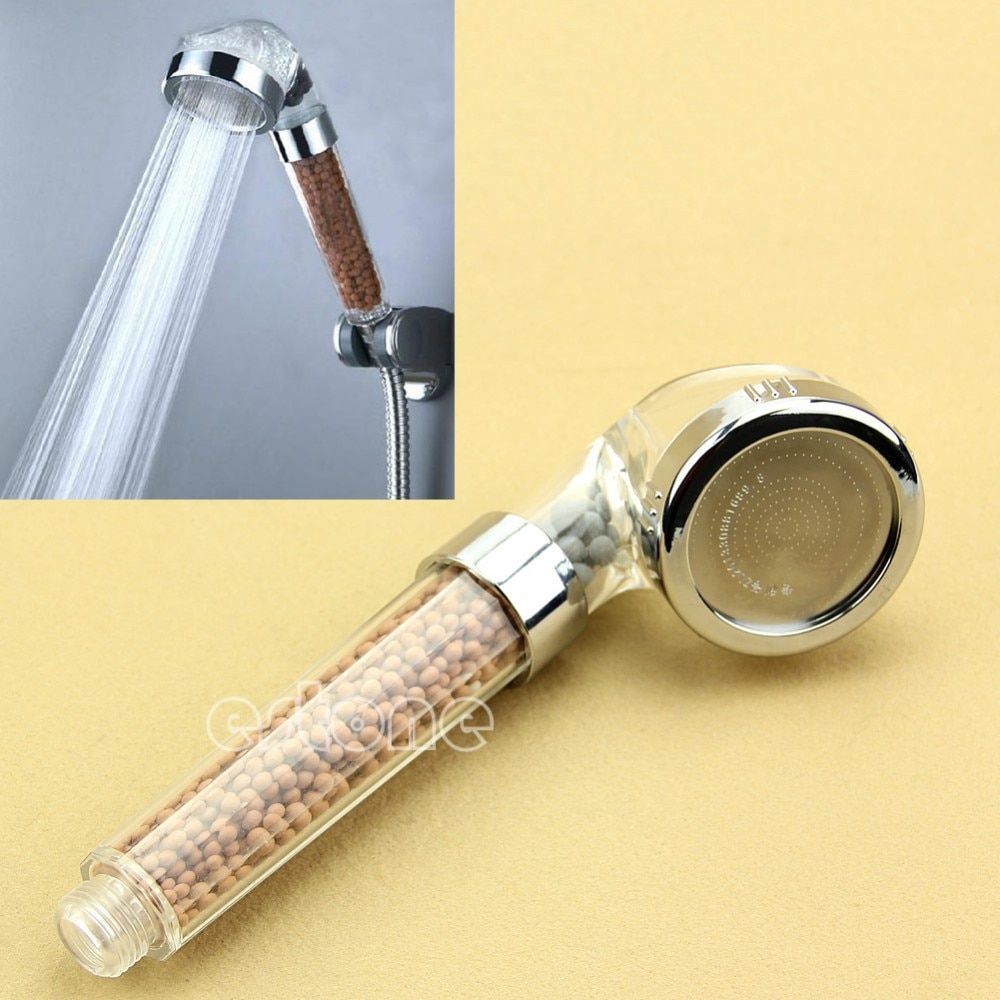 New Healthy ION Shower Head Filter Water Ionizer Bathroom Tool Spa Home Spray