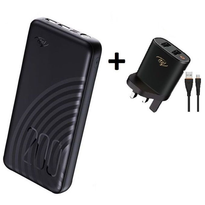 20000mAh Fast Charging, Bright Torch Power Bank + Free Fast Charger