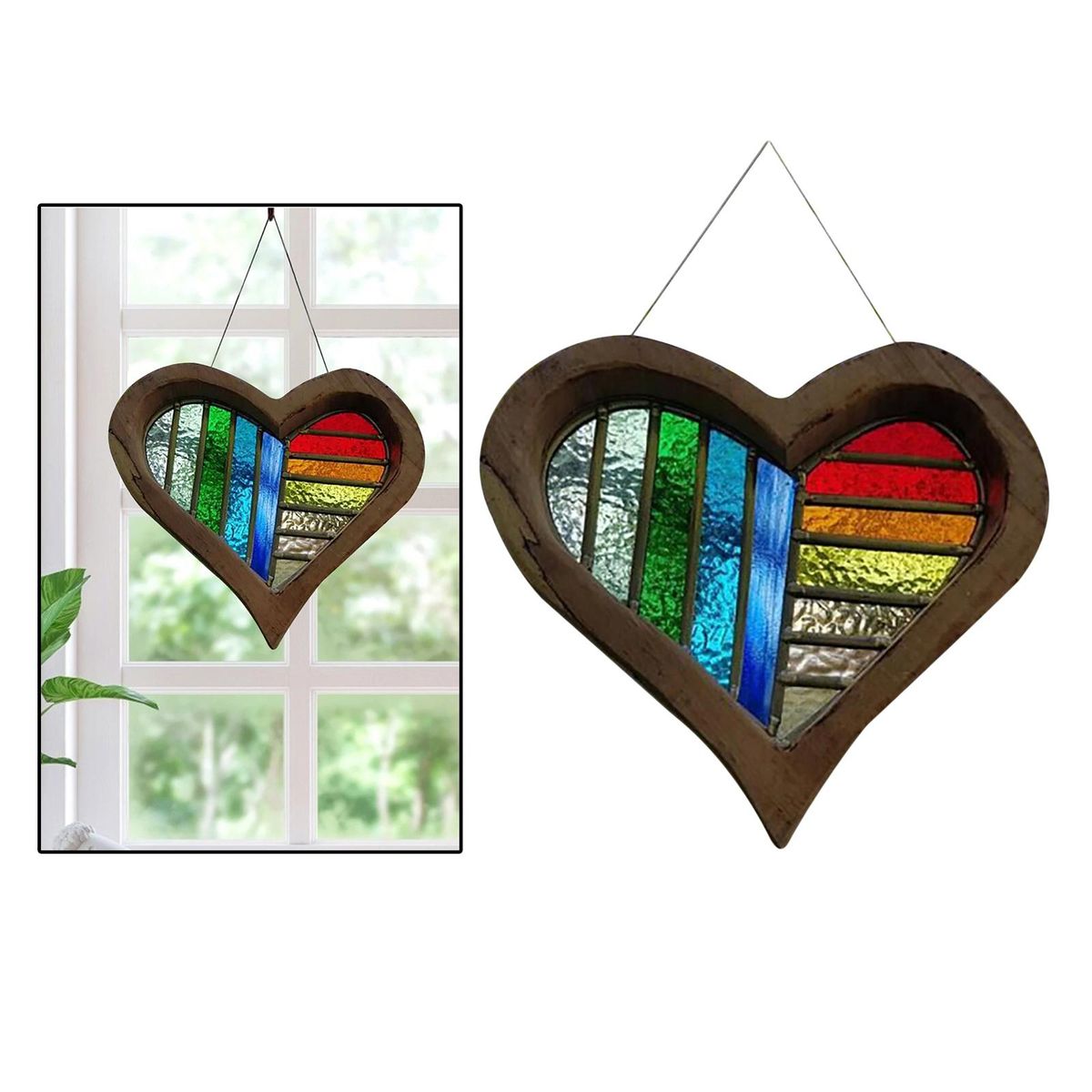 Sparkling Hanging Rainbow Ornament Pendant For Car Garden