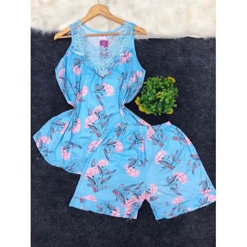 Ladies Night Wear - Top And Short