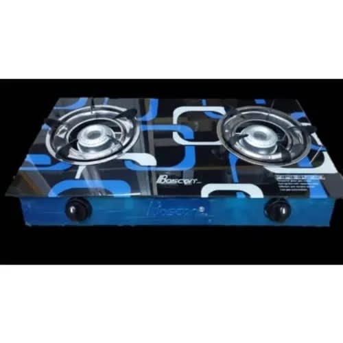 Glass Table Top Gas Cooker - 2 Burner
