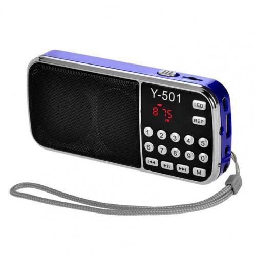 Y-501 Portable Am/fm Radio Rechargeable Led Flashlight Audi