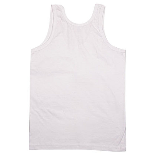 Vest For Boys - White - 3 In 1 Pack