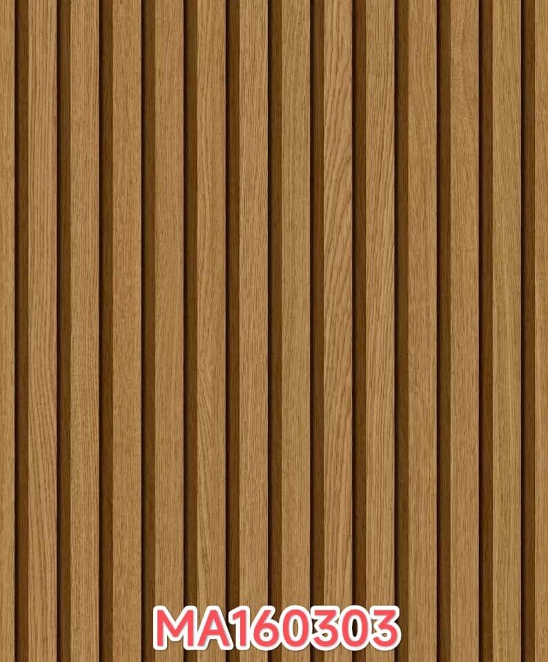 Adore Decor WPC Fluted Panel 3D Effect Wallpaper - Brown