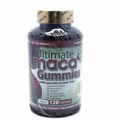 Ultimate Maca Gummies Natural Big Butt And Hip Enhancement  120 Gummies