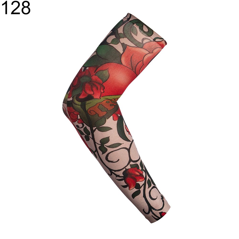1Pc Outdoor Anti-sunlight Sport Tattoo Arm Sleeves-128*