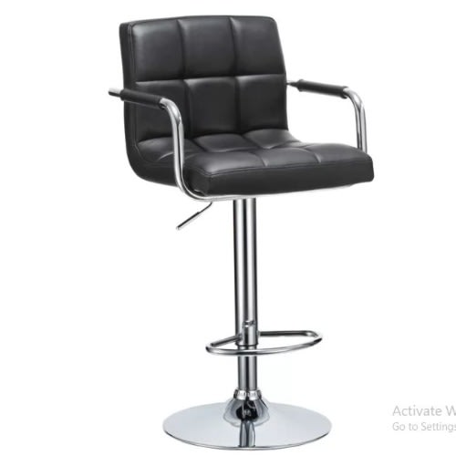 Swivel Bar Stool - Black