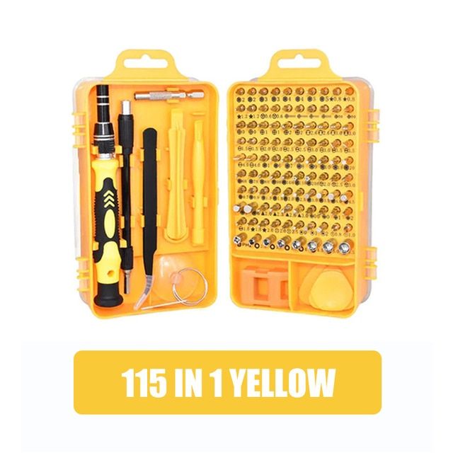 KINDLOV Screwdriver Set 115 In 1 Precision Repair Tool Kit