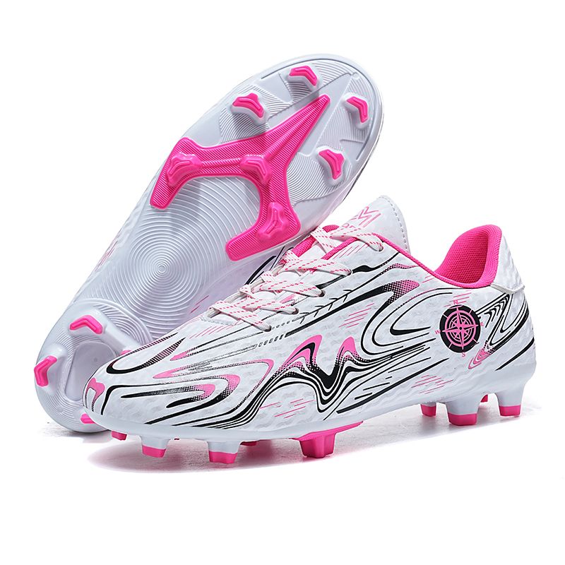 Sports Girls Football Shoes Outdoor Anti Slip Kids Soccer Trainers