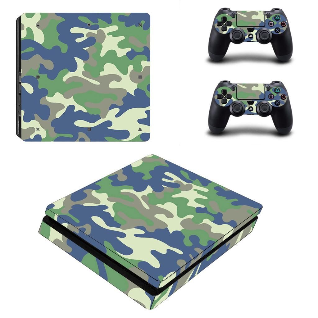 Console Sticker Skin For Sony PS4 Slim Controller Protector YSP4S-0084