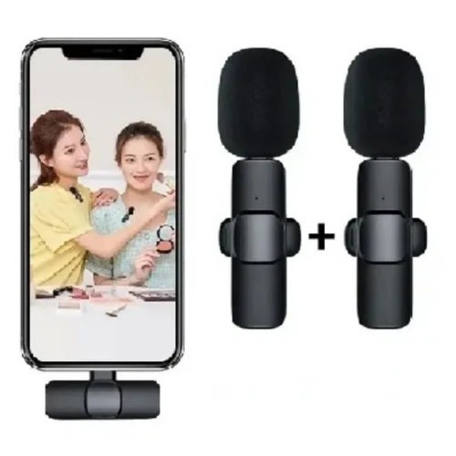 Wireless Lapel Microphone For iPhone With 2 Microphone
