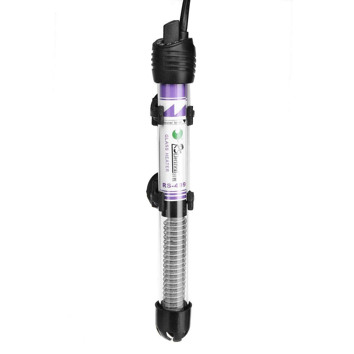 25W-300W Adjustable Aquarium Fish Tank Water Heater Submersible Anti-Explosion 100W