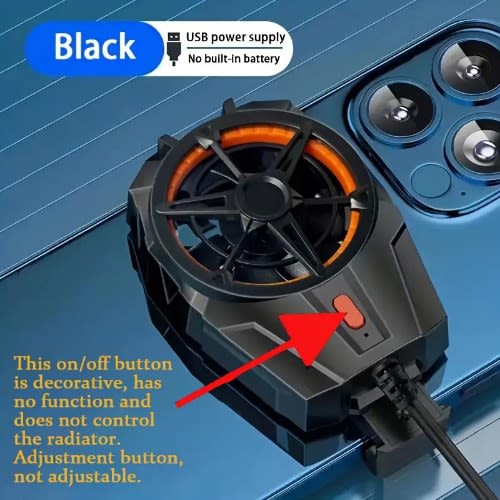 Usb Powered Mobile Phone Radiator Phone Cooling Fan -x52a