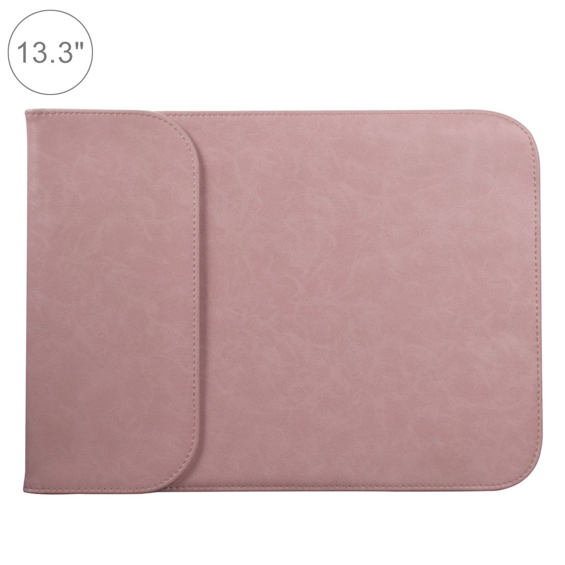 13.3 Inch PU + Nylon Laptop Bag Case Sleeve Notebook Carry Bag, ForBook, Xiaomi, Lenovo, Sony, DELL, ASUS, HP(Pink)