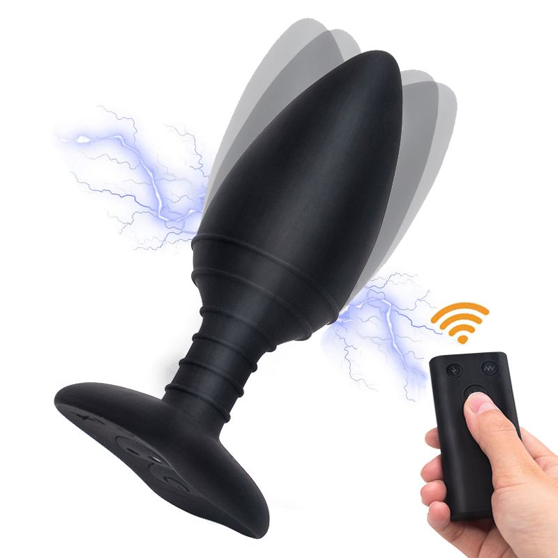 Electric Dildo/Shocker Plug E-Stim Anal Plug